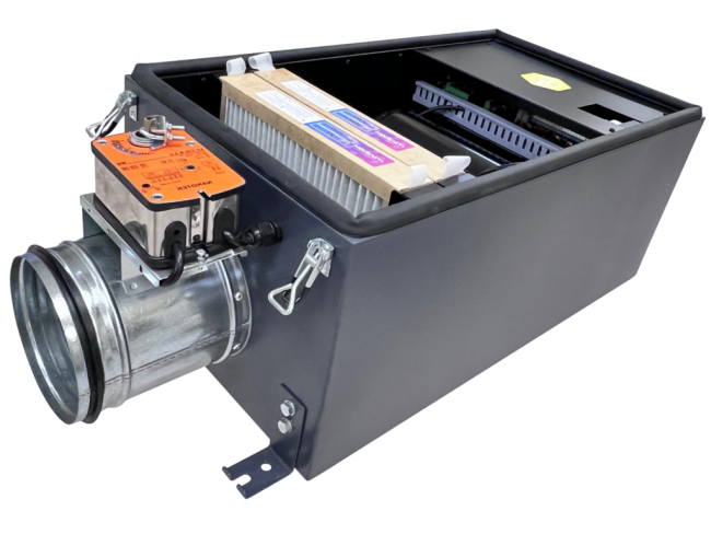 Канальная установка с электрическим нагревом Minibox.E-200-FKO.PREMIUM в Ростове-на-Дону