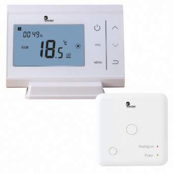 Термостат электронный программируемый беспроводной Wester RT11PRFWFOT WiFi, OpenTherm
