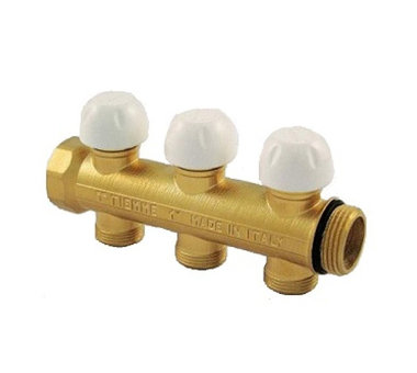 Коллектор с термостатическими клапанами TIEMME 1" 04D 3/4"(18) INT=50 (3040010) в Ростове-на-Дону Коллектор с термостатическими клапанами TIEMME 1" 04D 3/4"(18) INT=50 (3040010) в Ростове-на-Дону