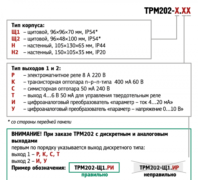 Двухканальный регулятор ОВЕН ТРМ202 с универсальным входом и RS-485 Двухканальный регулятор ОВЕН ТРМ202 с универсальным входом и RS-485