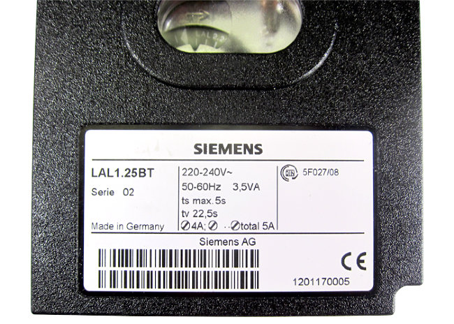 Реле управления LANDIS LAL 1.25 BT (BT 250 DSG 4T) арт. 30865 (3-19-8350) в Ростове-на-Дону