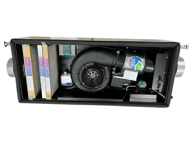 Канальная установка с электрическим нагревом Minibox.E-300-FKO.PREMIUM Вентилятор EC EbmPapst (Германия) в Ростове-на-Дону
