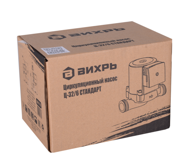 Циркуляционный насос отопления ВИХРЬ Ц-32/6 СТАНДАРТ Циркуляционный насос отопления ВИХРЬ Ц-32/6 СТАНДАРТ
