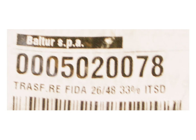 Трансф. поджига FIDA 26/48 33% IT Prim. 230В/0.35A/50Гц, Sec. 26кВ/48мА (TBL 45P) арт. 5020078 (3-19-1015) в Ростове-на-Дону