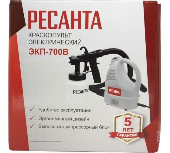 Краскопульт электрический Ресанта ЭКП-700В в Ростове-на-Дону