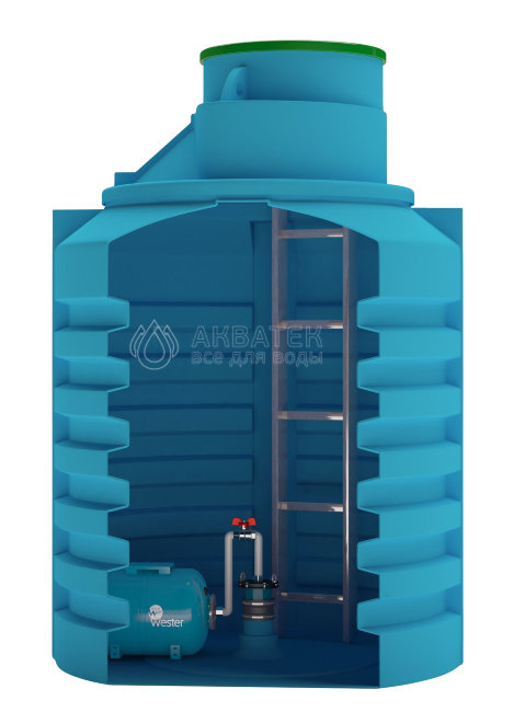 Кессон 3м3 (для обсадной трубы 125-133 мм), Aquatech (АКВАТЕК) в Ростове-на-Дону Кессон 3м3 (для обсадной трубы 125-133 мм), Aquatech (АКВАТЕК) в Ростове-на-Дону
