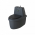 Торфяной туалет ЭкоПром Rostok Комфорт