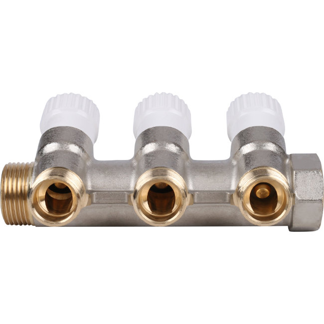 Коллектор распределительный STOUT 3/4", 3 отвода 1/2" (SMB 6851 341203) в Ростове-на-Дону