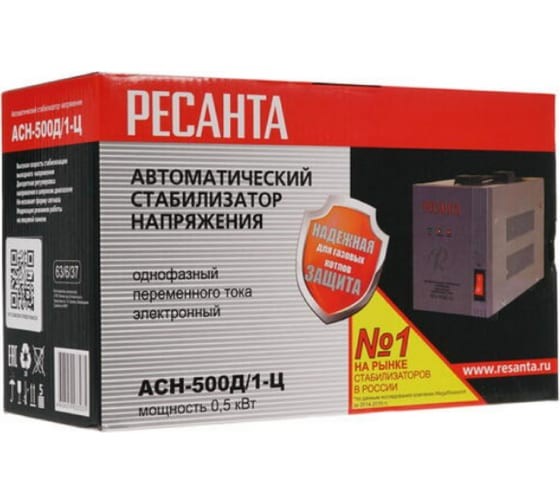 Стабилизатор напряжения Ресанта АСН-500Д/1-Ц