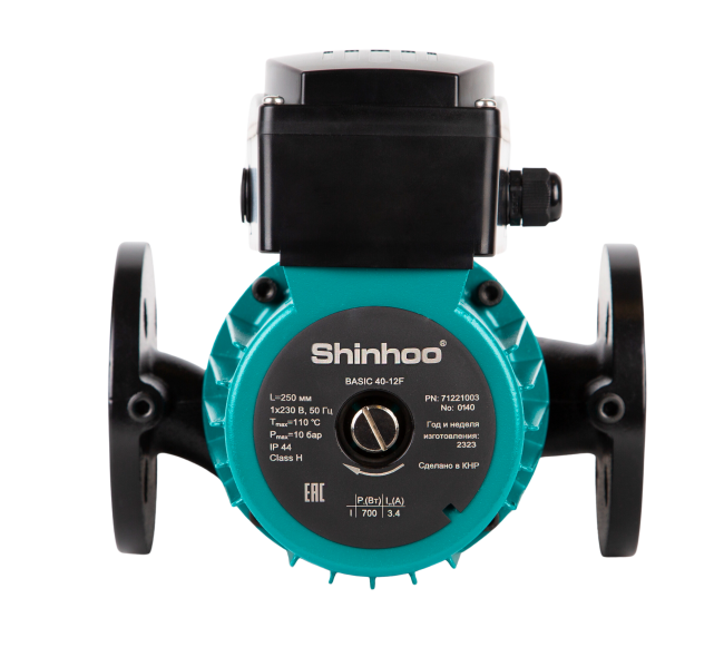 Насос циркуляционный с мокрым ротором Shinhoo BASIC 40-16F Насос циркуляционный с мокрым ротором Shinhoo BASIC 40-16F
