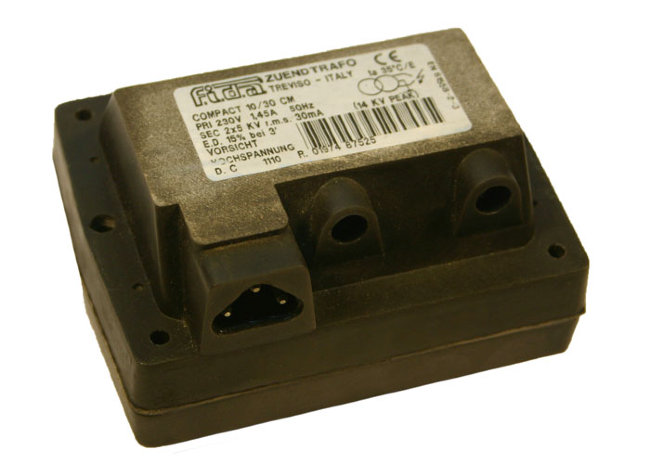 Трансф. поджига FIDA COMPACT 10/30 CM Prim. 230В/1.45A/50Гц, Sec. 2x5кВ/30мА (TBL 160 P) арт. 5020067 (3-19-8569) в Ростове-на-Дону