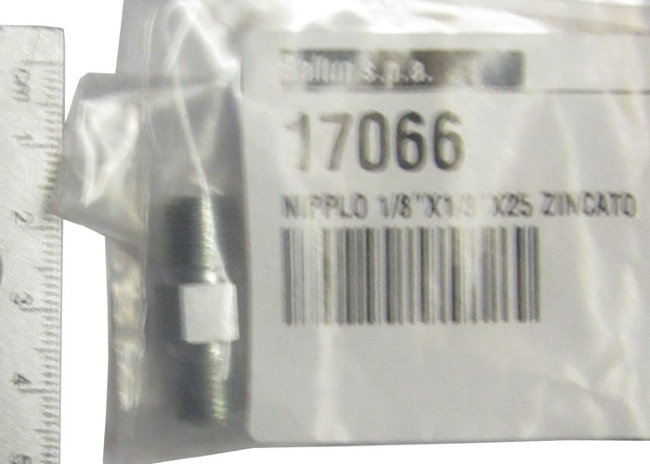 Ниппель 1/8”x1/8”x20 арт. 17066 (3-18-9236) в Ростове-на-Дону