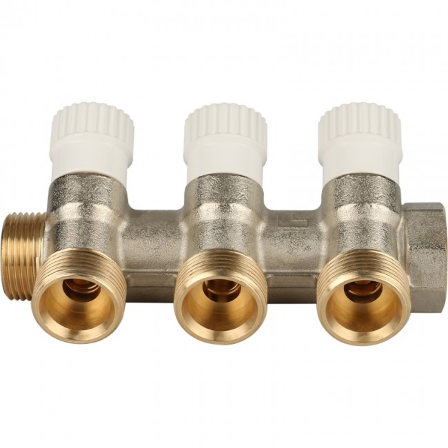 Коллектор распределительный STOUT 3/4", 3 отвода 3/4"ЕК (SMB 6851 343403) в Ростове-на-Дону Коллектор распределительный STOUT 3/4", 3 отвода 3/4"ЕК (SMB 6851 343403) в Ростове-на-Дону