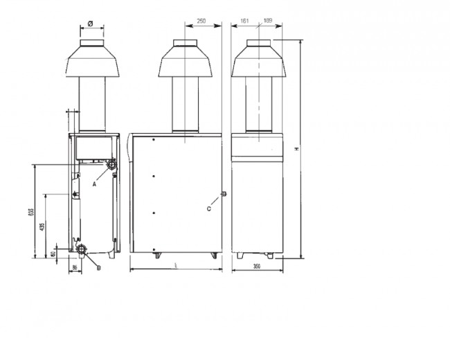 Baxi Cтабилизатор тяги KIT CAPPA D.200 для BAXI SLIM EF 1.61 (A7215465(7215465--)) в Ростове-на-Дону