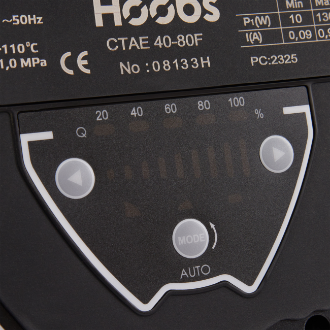 Насос циркуляционный Hoobs CTAE 40-60F 220мм 90Вт (фланец)