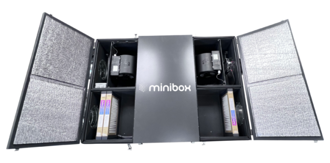 Вентиляционная установка с рекуперацией Minibox.PV.650 в комплекте фильтры на приток G4+HEPA-11, фильтры на вытяжку G4, Wi-Fi modul GTC в Ростове-на-Дону