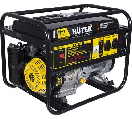 Портативный бензогенератор HUTER DY6500L в Ростове-на-Дону