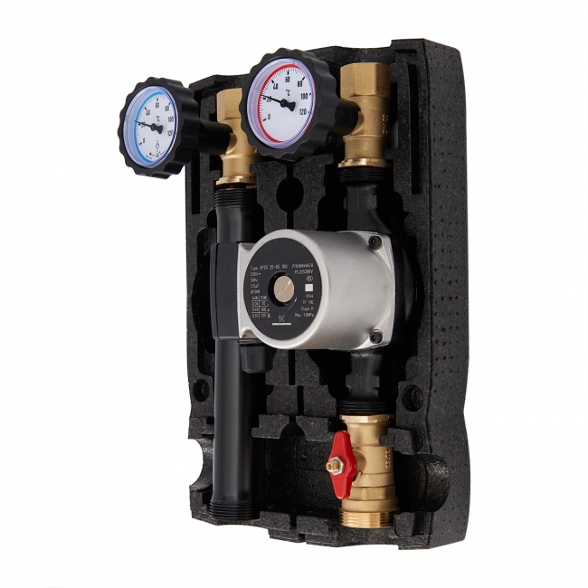 Насосная группа Hoobs DN25 (1"ВР х 1 1/2"НР) с насосом UPSO25-65 Насосная группа Hoobs DN25 (1"ВР х 1 1/2"НР) с насосом UPSO25-65
