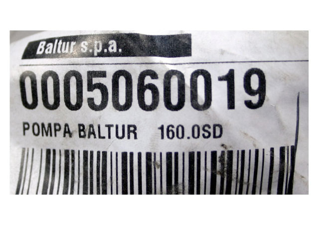 Насос ж.т. BALTUR 160.0 арт. 5060019 (3-19-7406) в Ростове-на-Дону