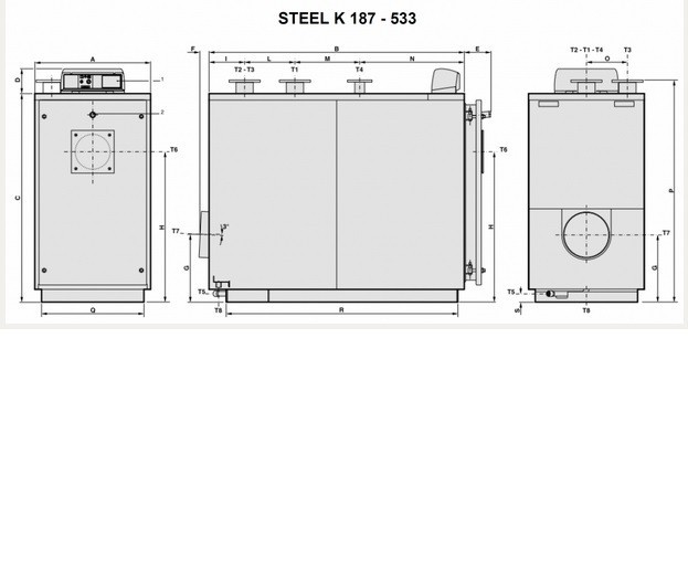 Водогрейный котел STEEL K 187