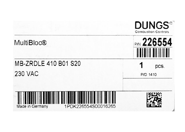 Газовый клапан DUNGS MBZRDLE 410/B01-230 арт. 23026 (3-19-8356) в Ростове-на-Дону