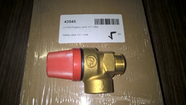 Предохранительный клапан 1/2, 3 бар для котлов Thermona THERM 43545 (аналог 40302) в Ростове-на-Дону