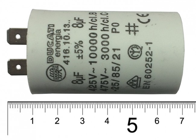 Конденсатор 8MF SIMEL 23DSG арт. 95125 (3-18-2553) в Ростове-на-Дону