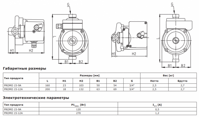 Насос повысительный Shinhoo PROMO 15-9A Насос повысительный Shinhoo PROMO 15-9A