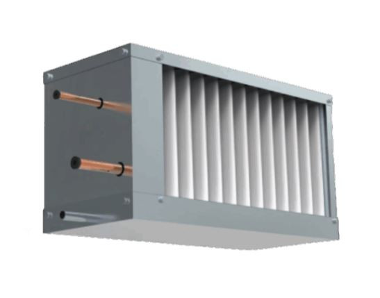 Фреоновый испаритель для прямоугольных каналов MINIBOX.EF 400-200