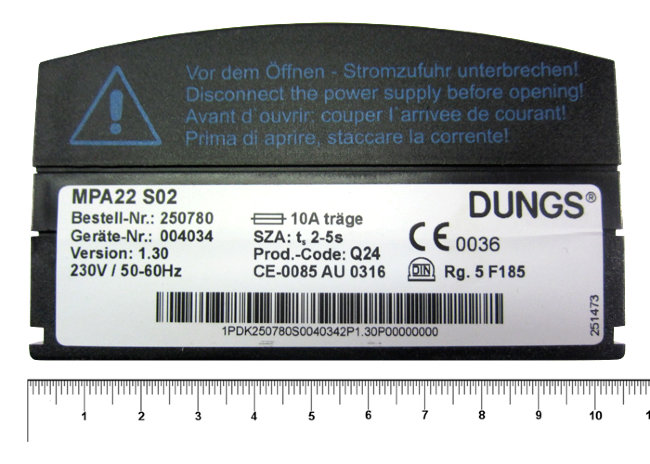 Блок управления DUNGS MPA22 PROG. TBG ME арт. 6020422 (3-19-7714) в Ростове-на-Дону