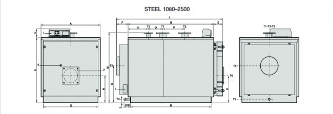 Водогрейный котел STEEL 1080 в Ростове-на-Дону Водогрейный котел STEEL 1080 в Ростове-на-Дону