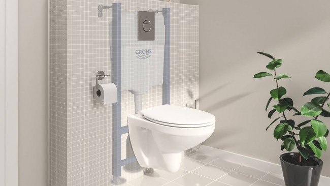 Система инсталляции GROHE Solido 4 в 1 в сборе, с подвесным унитазом, хром Система инсталляции GROHE Solido 4 в 1 в сборе, с подвесным унитазом, хром