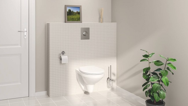 Система инсталляции GROHE Solido 4 в 1 в сборе, с подвесным унитазом, хром Система инсталляции GROHE Solido 4 в 1 в сборе, с подвесным унитазом, хром
