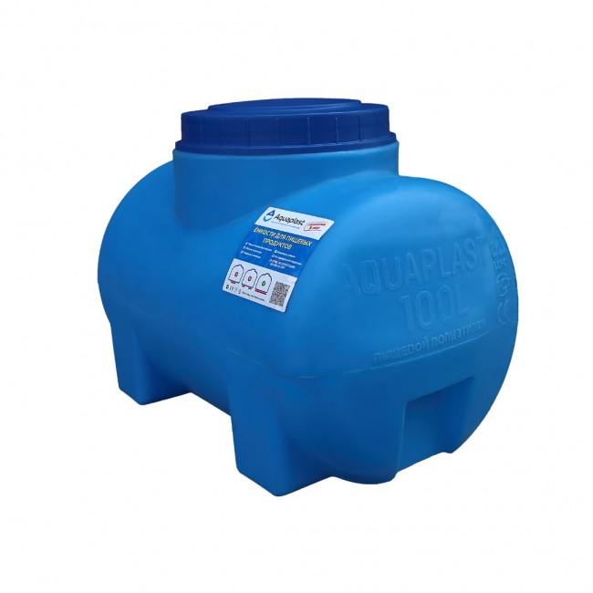 Емкость AQUAPLAST горизонтальная 100л (Арт. ОГ 100) в Ростове-на-Дону