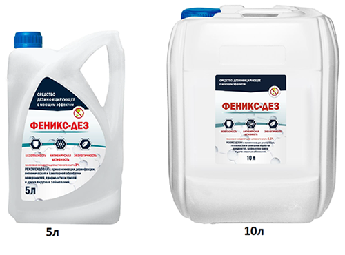 Средство моющее для обработки и дезинфекции ФЕНИКС-ДЕЗ, 5 л в Ростове-на-Дону