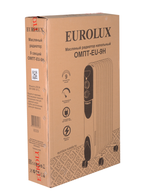 Масляный радиатор Eurolux ОМПТ-EU-9Н