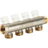 Коллектор 4 выхода с перекрывающими кранами LUXOR CP 454 G3/4xG3/4 EK (68512804)