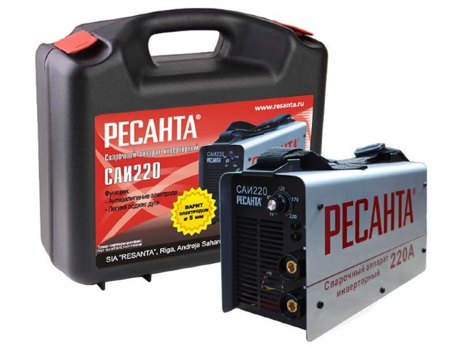 Инверторный сварочный аппарат в кейсе РЕСАНТА САИ-220 в Ростове-на-Дону Инверторный сварочный аппарат в кейсе РЕСАНТА САИ-220 в Ростове-на-Дону