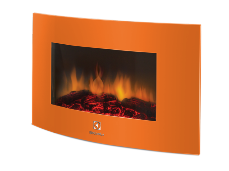 Электрический камин Electrolux EFP/W-1200URLS Оранжевый
