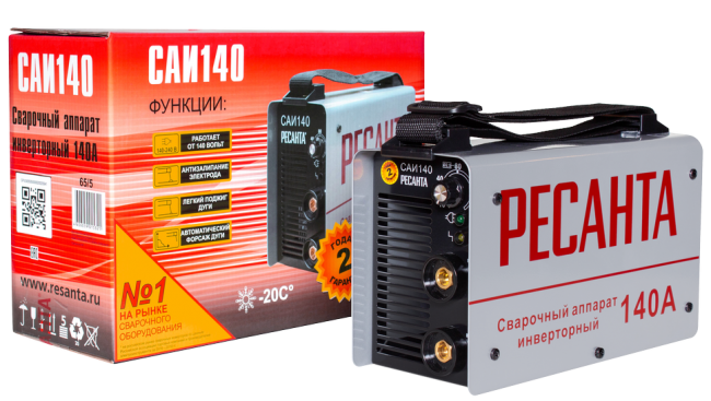 Инверторный сварочный аппарат РЕСАНТА САИ-140 в Ростове-на-Дону