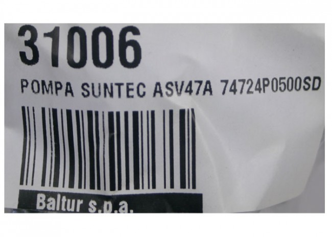 Насос ж.т. SUNTEC ASV47A 7472-4P0500 (WSO 30, Spark 26 DSG) арт. 31006 (3-18-0180) в Ростове-на-Дону