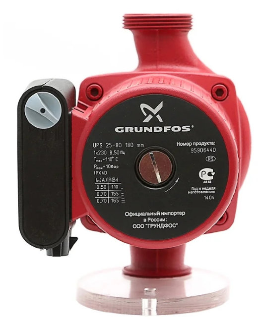 Циркуляционный насос Grundfos UPS 25-80 (95906440) в Ростове-на-Дону