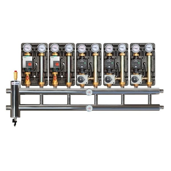 Распределительный коллектор с гидрострелкой 