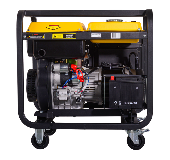 Электрогенератор дизельный LDG 7000LXА Huter