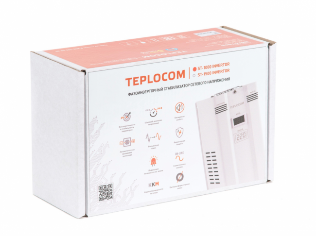 Cтабилизатор напряжения Бастион Teplocom ST-1500 Invertor Cтабилизатор напряжения Бастион Teplocom ST-1500 Invertor