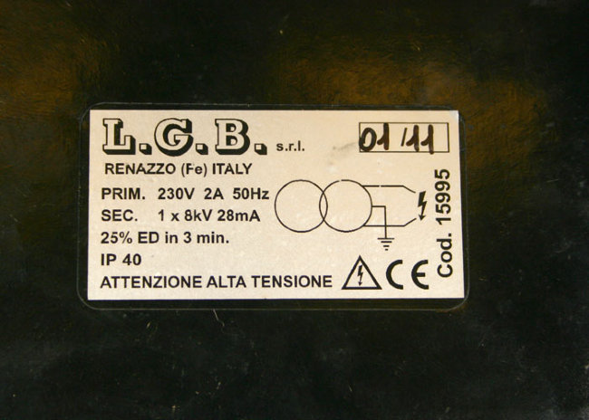 Трансф. поджига газ LGB Prim. 230В/2A/50Гц, Sec. 1x8кВ/28мА арт. 15995 (3-18-0620) в Ростове-на-Дону Трансф. поджига газ LGB Prim. 230В/2A/50Гц, Sec. 1x8кВ/28мА арт. 15995 (3-18-0620) в Ростове-на-Дону