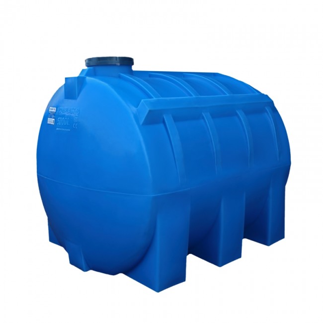 Емкость AQUAPLAST горизонтальная 5000л усиленная, плотность 1.3 (Арт. ОГ 5000) в Ростове-на-Дону
