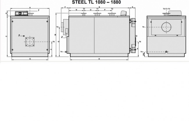 Водогрейный котел STEEL TL 1080 в Ростове-на-Дону