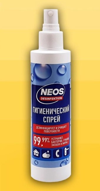 Гигиенический спрей антисептик NEOS Desinfection, 200 мл Гигиенический спрей антисептик NEOS Desinfection, 200 мл
