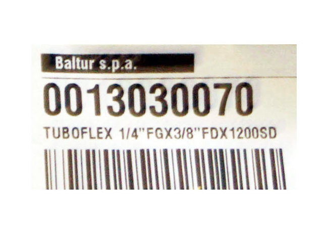 Гибкий топливный шланг TUBOFLEX 1/4FGX3/8FDX1200 (WSO 12, 17 New) арт. 13030070 (3-18-0060) в Ростове-на-Дону